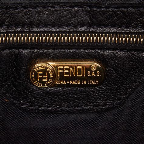 fendi bags black|vintage fendi bag black.